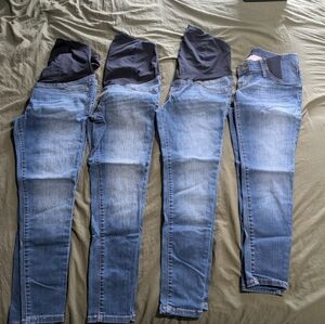 ISABEL by INGRID & ISABEL MATERNITY JEANS- Bundle 4 Pairs Skinny Ankle
